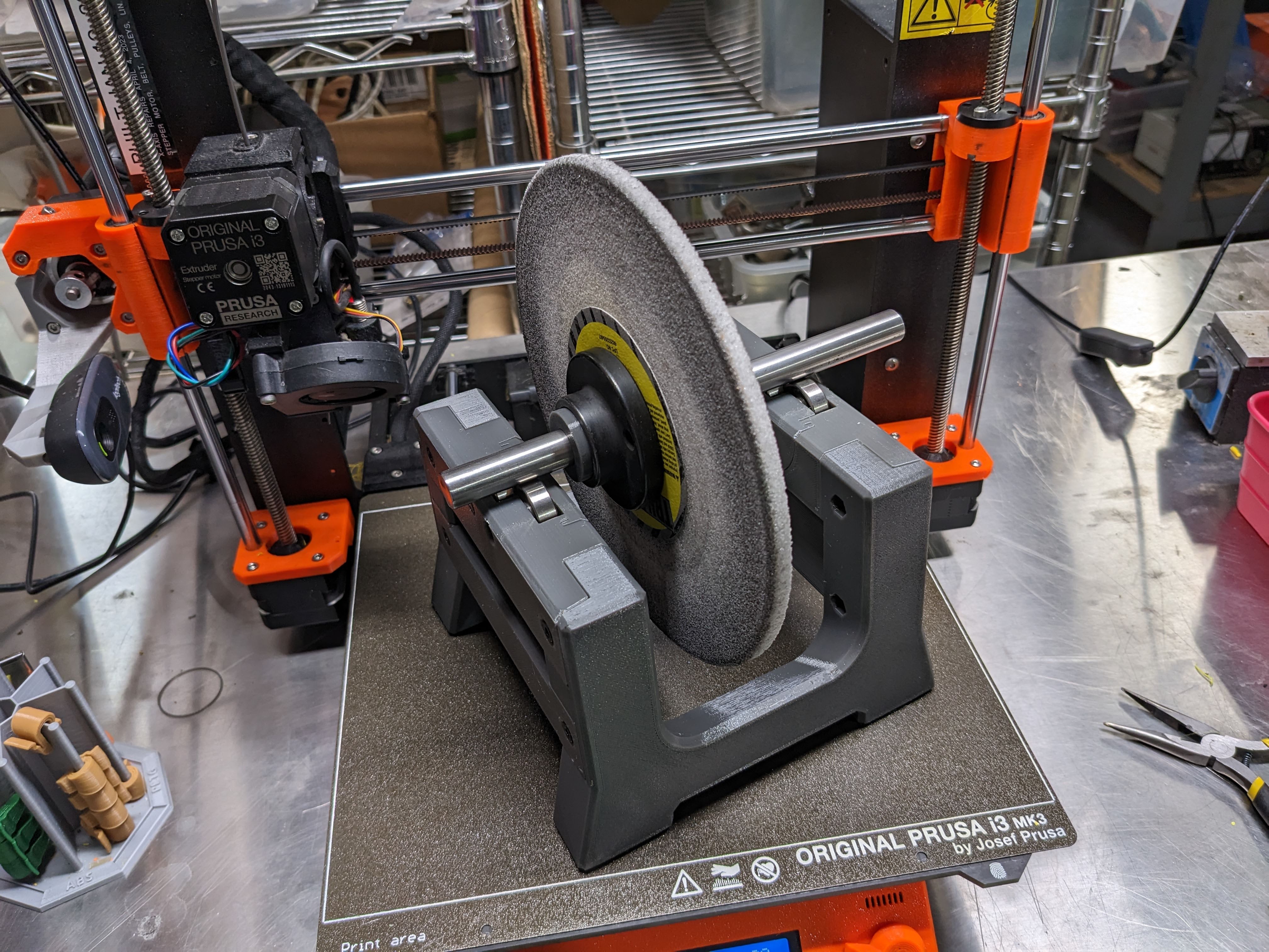 Grinding Wheel Balancing Stand by kaje Download free STL model