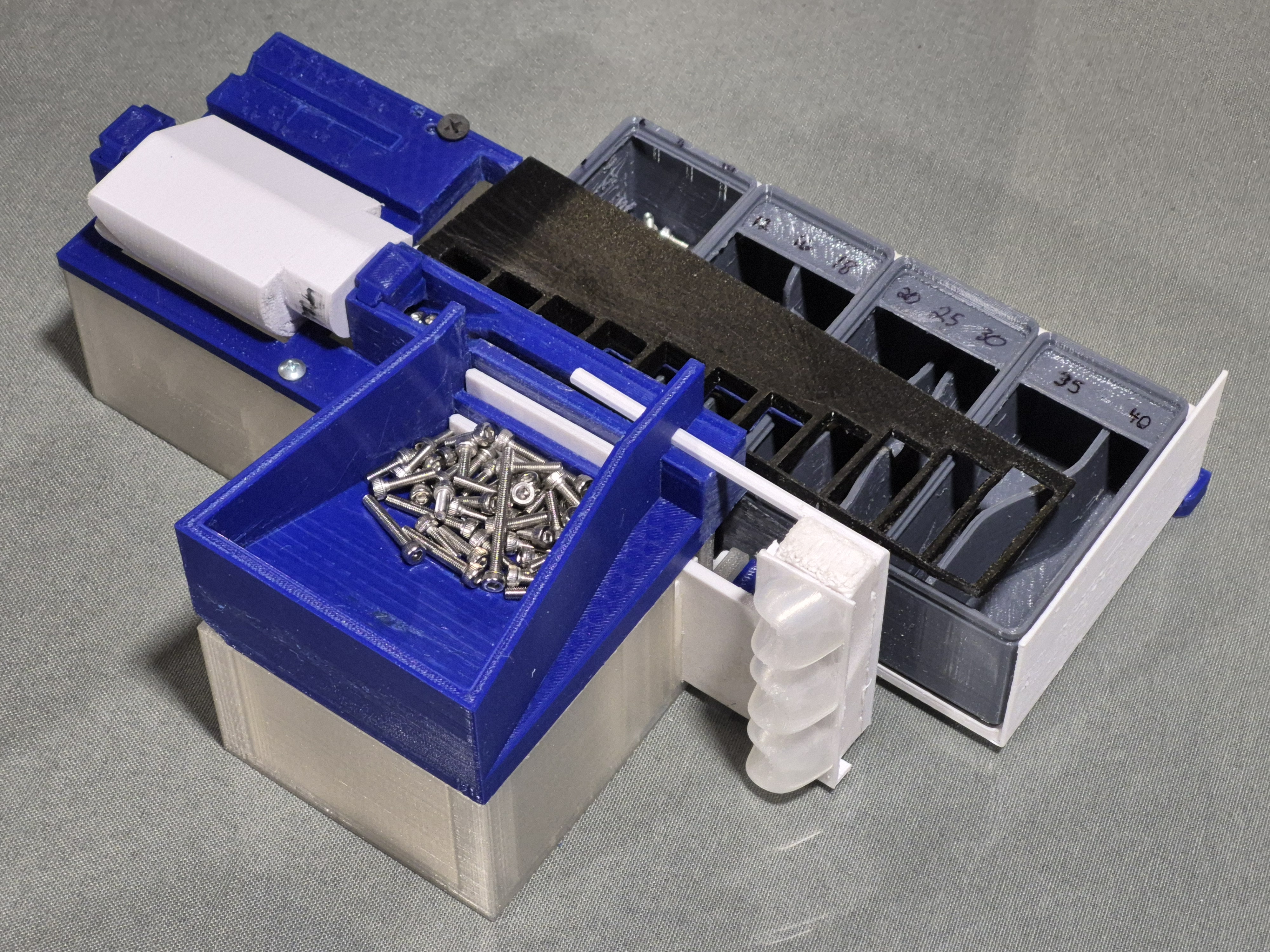 Mechanical Screw Sorter - Gridfinity Version with Improvements — miniatura 2