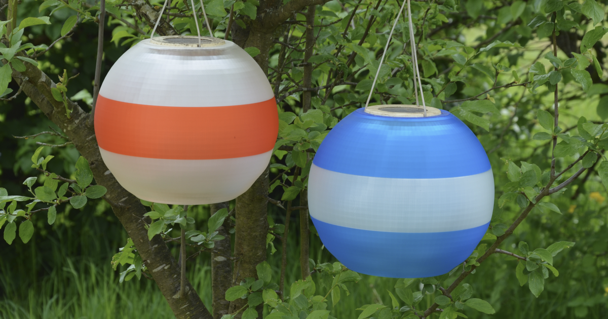 IKEA Solvinden solar lamp shade by firstgizmo Download free STL model