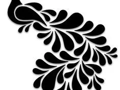 peacock wall art