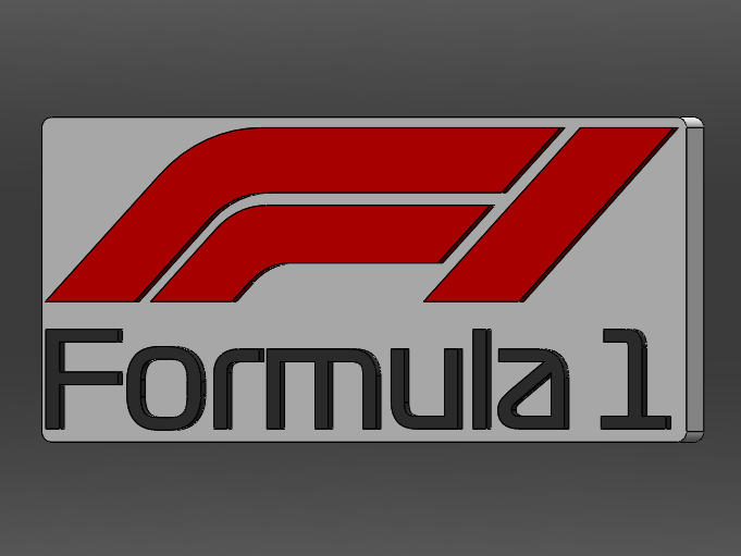F1 Logo, Formula 1 Racing - Fridge Magnet (Hot-Swap, Multi-Color) | Decoration For Whiteboard, Refrigerator, Locker, Cabinet | Home & Kitchen Essential, Classroom Office Supplies | — miniatura 2