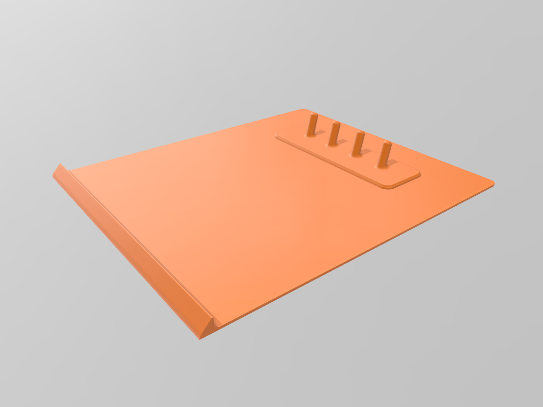 Keyhanger with backboard