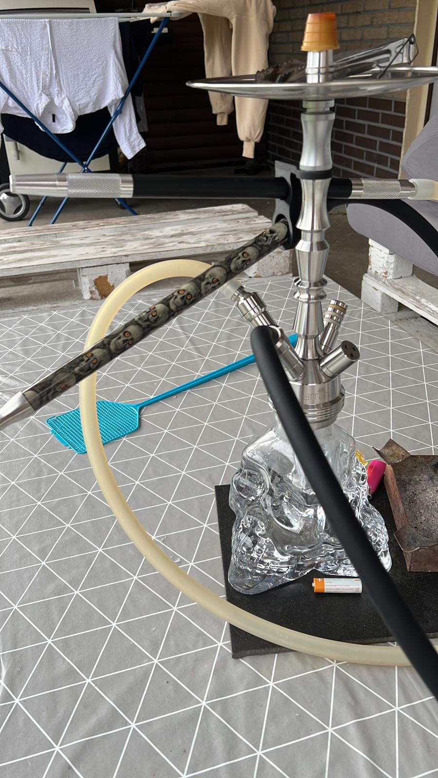 Hookah house holder, Shisha Mundstück halter by Ceppetoswerkstatt