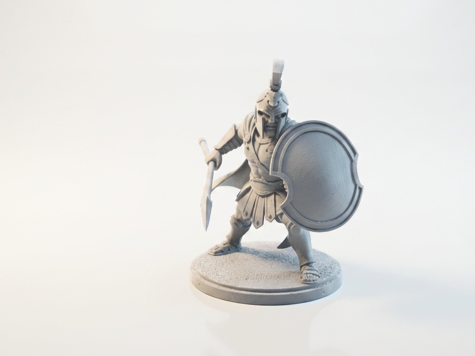 Spartan Warrior Figurine Fantasy 3D Printable