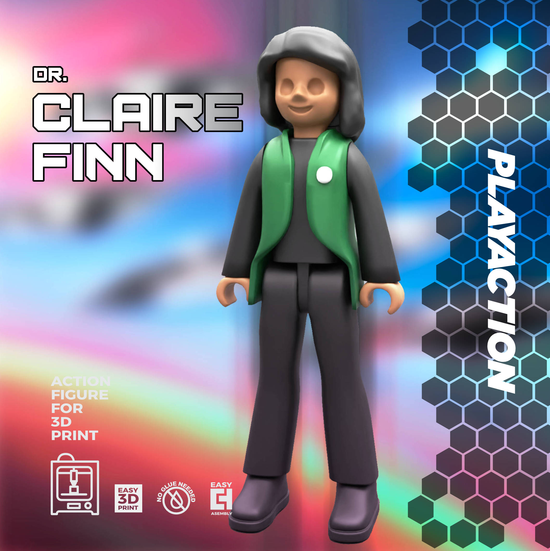 Dr claire finn by playaction download free stl model printables