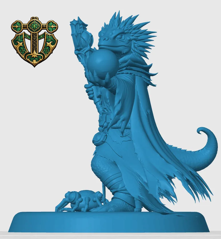 Lizardfolk Wizard — miniatura 4