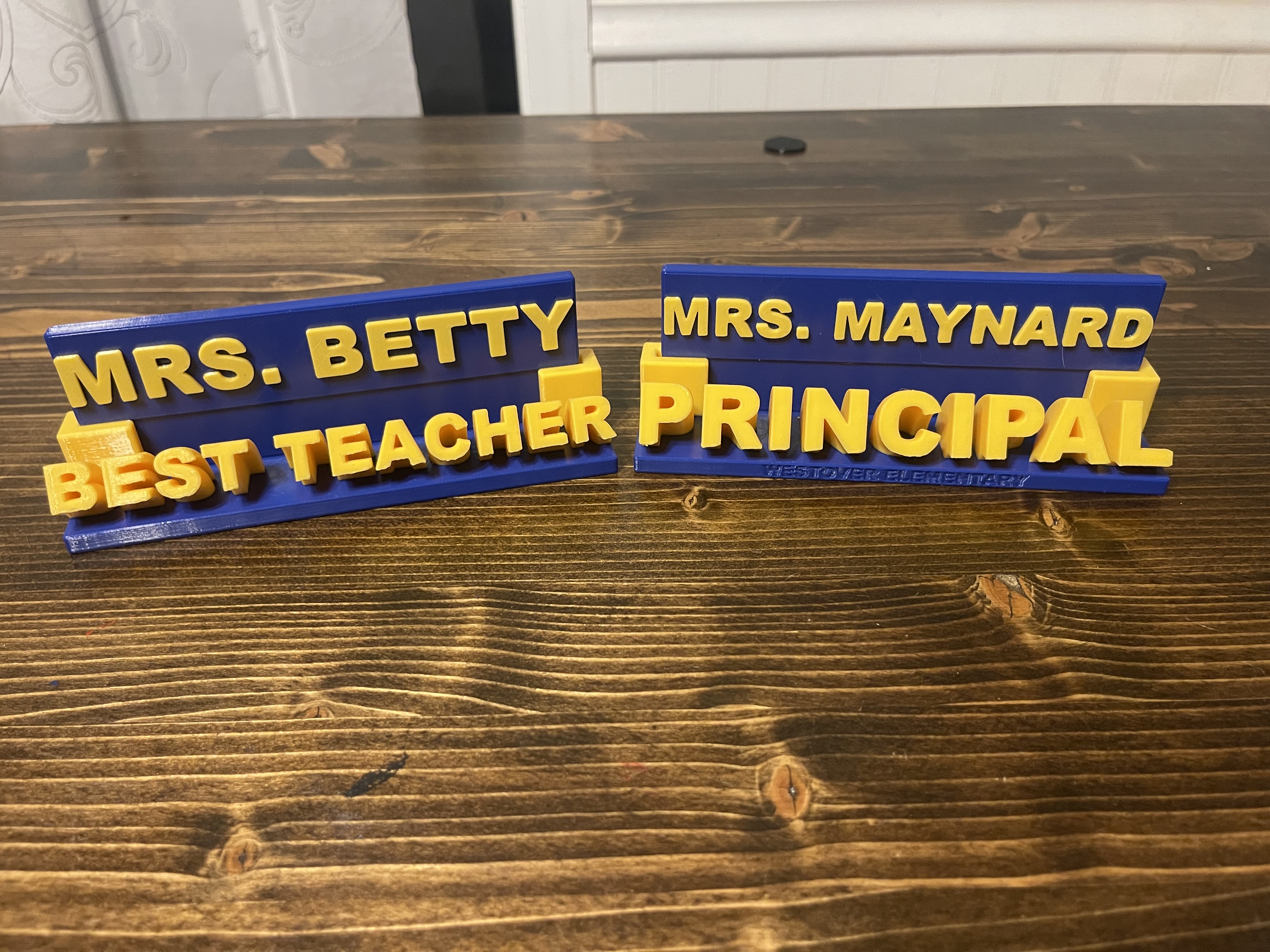 TEACHER AND PRINICPAL CUSTOM GIFT