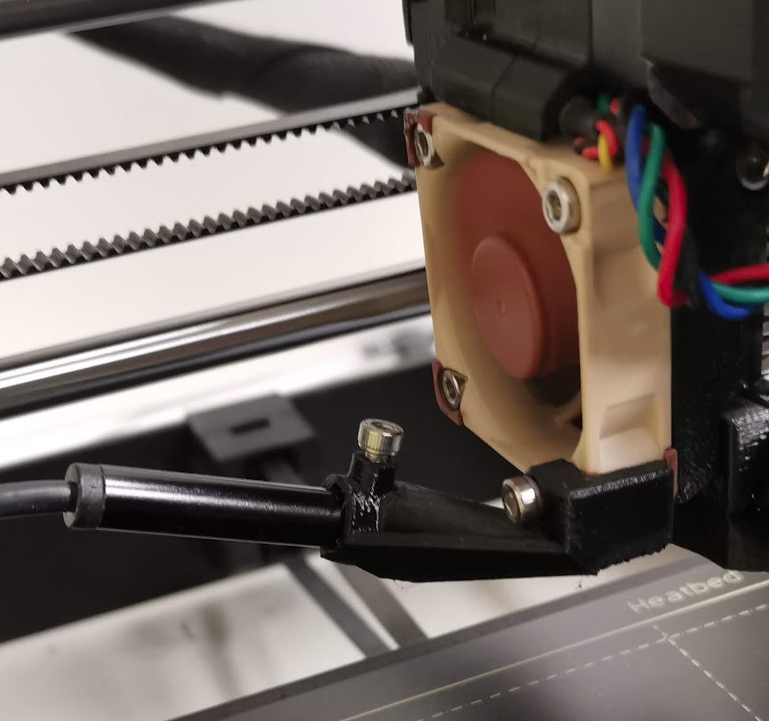 Prusa MK3S nozzle camera mount (no support required)