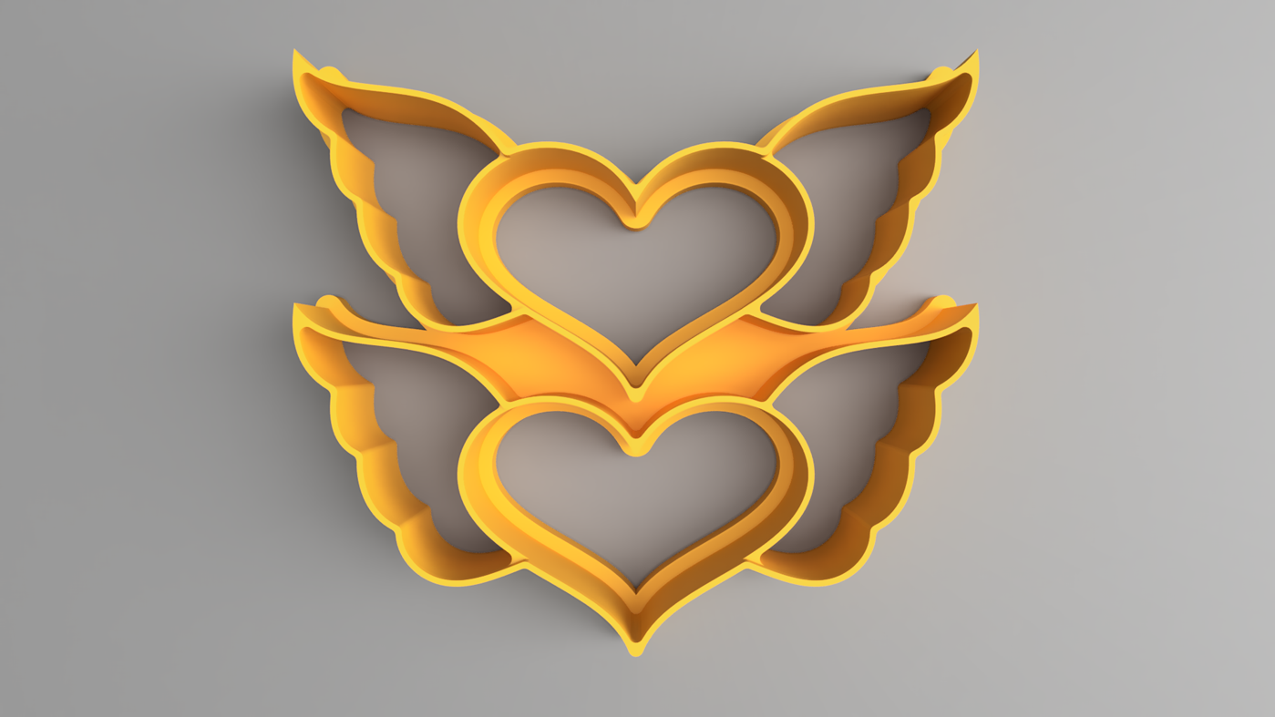 Cookie Cutter Heart (2x1)