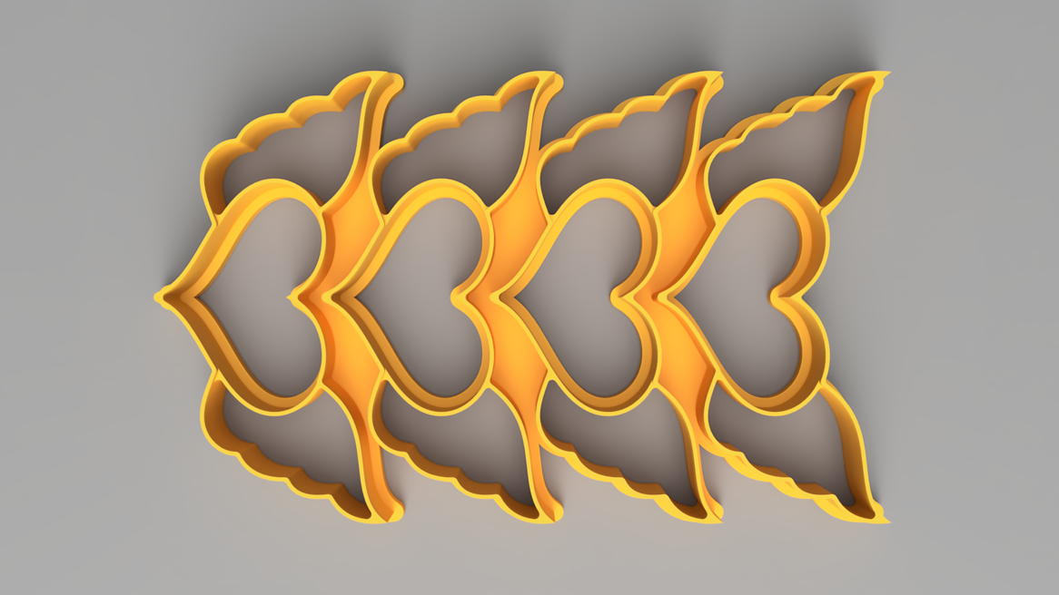 Cookie Cutter Heart (4x1)