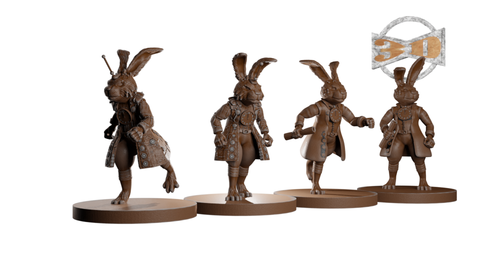 Cursed Clockwork Rabbitfolk