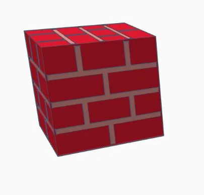 Free STL file Minecraft Red Brick Full Color Block only 🧱・3D print design  to download・Cults