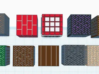 Minecraft Style Stacking Blocks by Contrive3D | Download free STL model ...