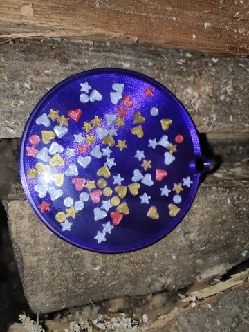 Christmas Ornaments with Resin Filling