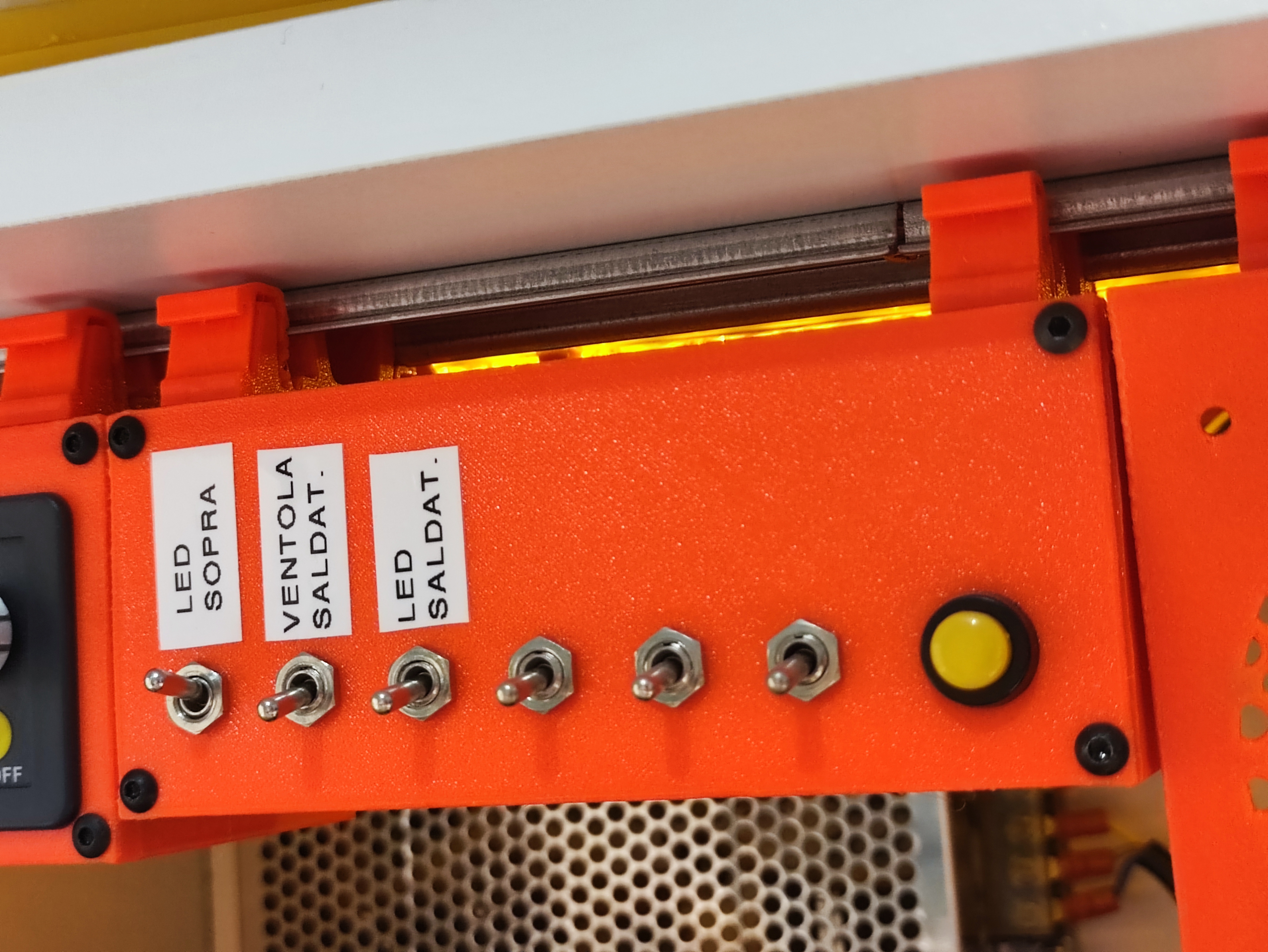 DIN mounted switch box