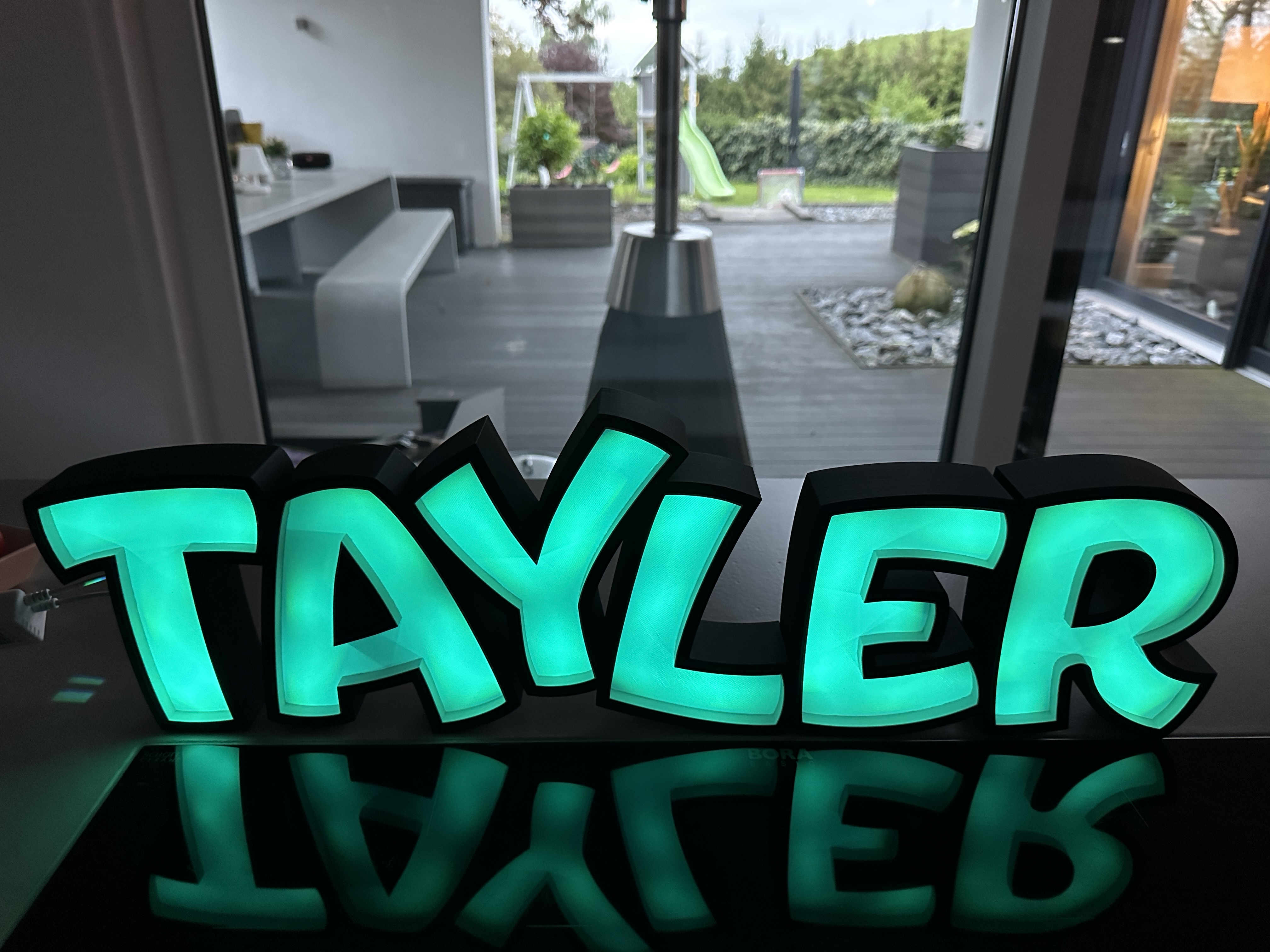 TAYLER LED Namenslampe (Name lamp) by Tomsen Download free STL model