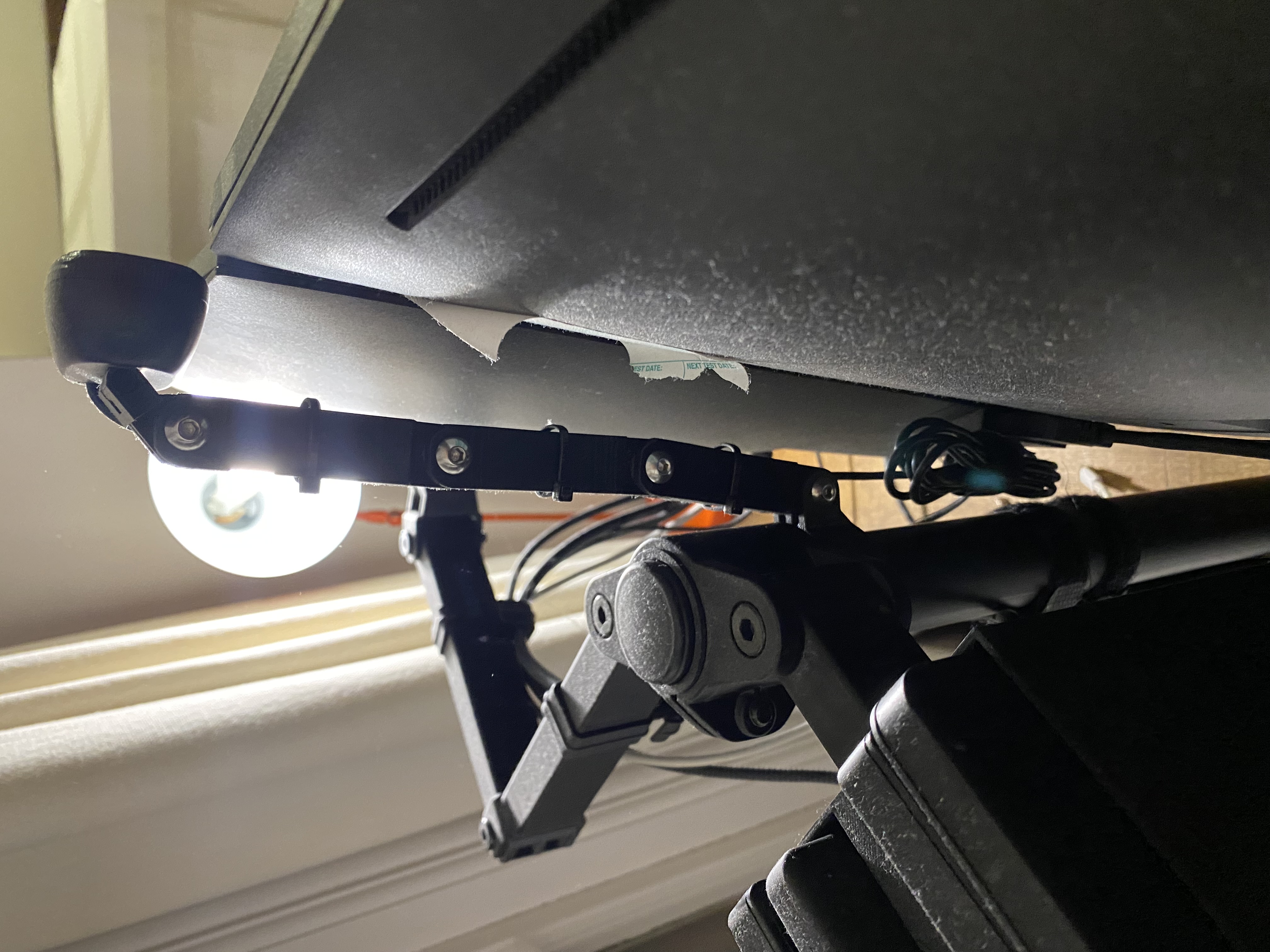 Go Pro Style Camera mount for BONTEC Dual Monitor Stand