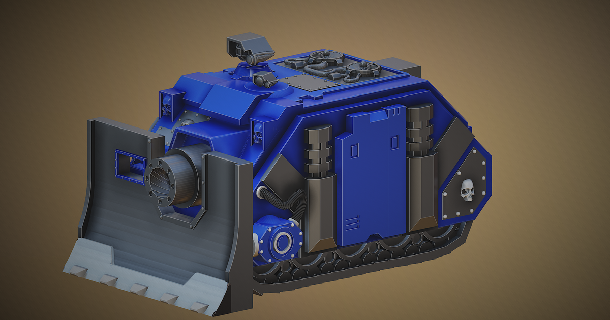 ARMOURED PLOWER TANK by William | Download free STL model | Printables.com