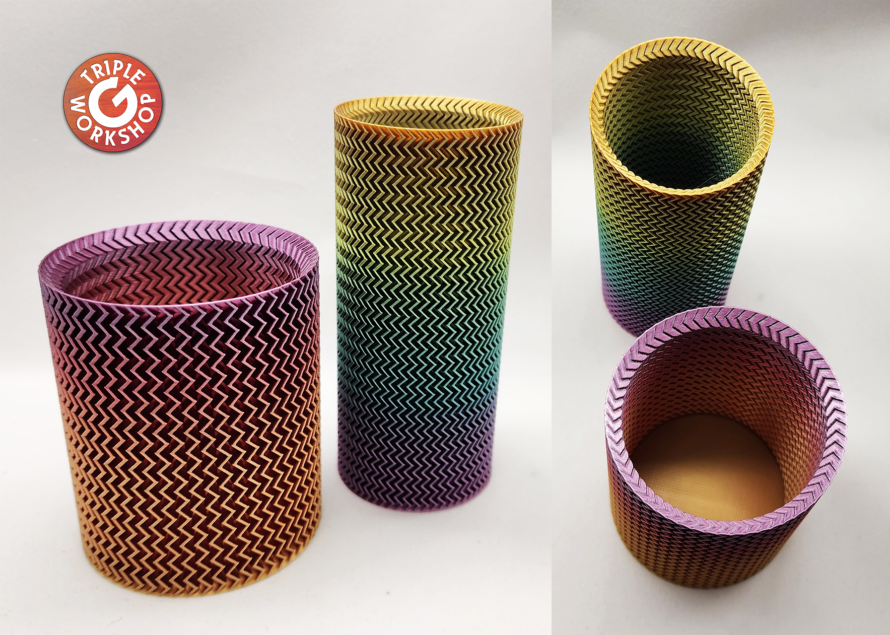 ⌇⌇⌇ Mesmerizing Vase Set - ZigZags