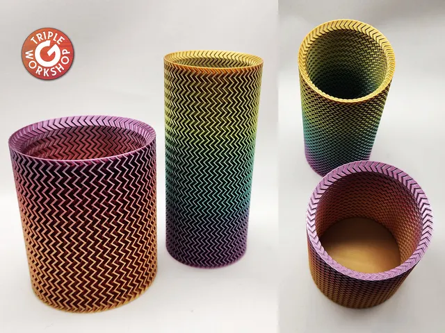 ⌇⌇⌇ Mesmerizing Vase Set - ZigZags