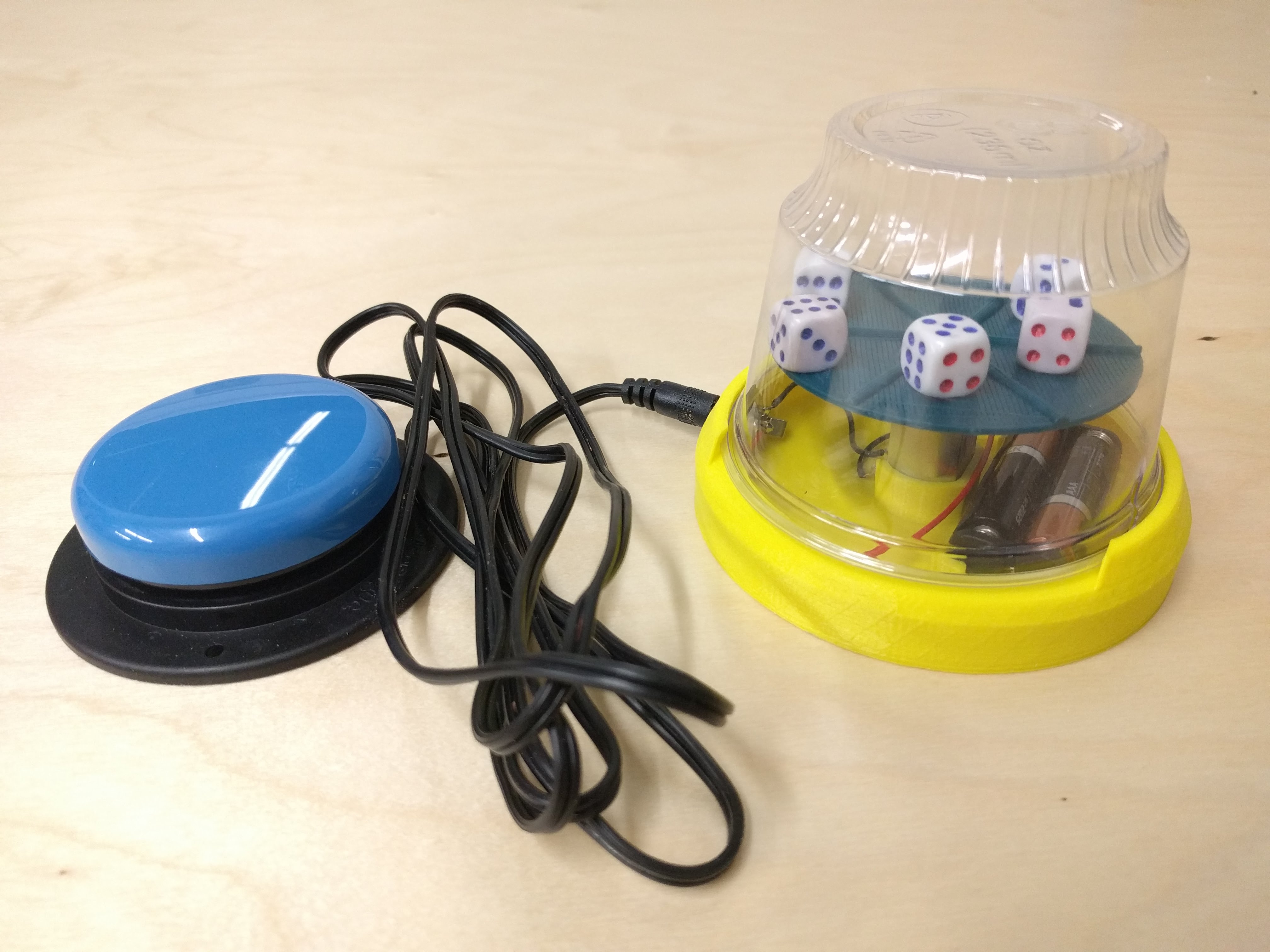 Dice Spinner by Makers Making Change Download free STL model