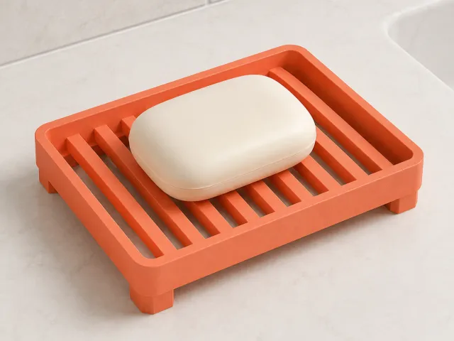 Draining Soap Tray with Raised Feet