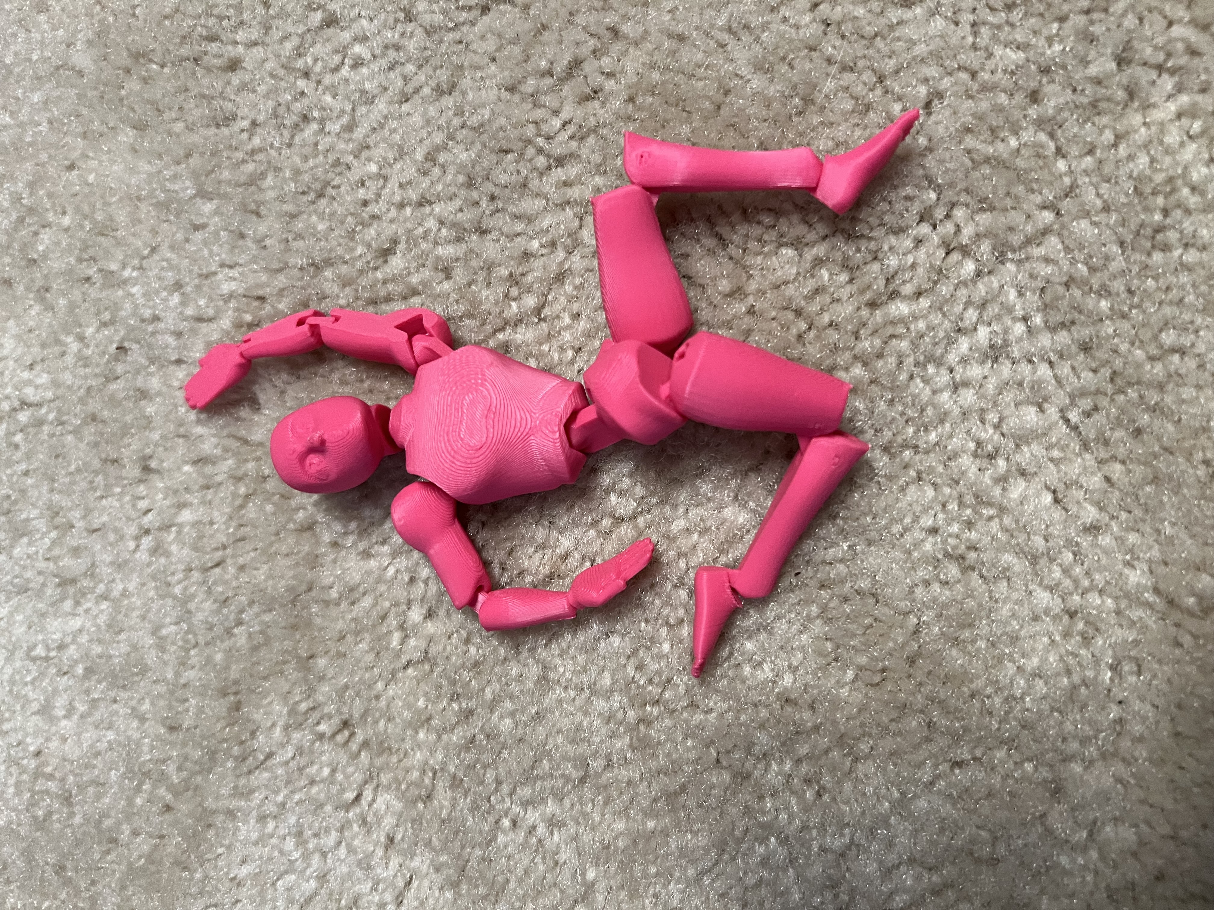 FDMJoint Articulated Human Contortionist
