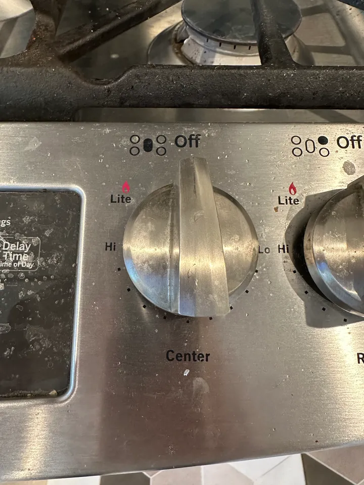 GE JB750SF2SS Burner Control Knob Insert by kahunamike