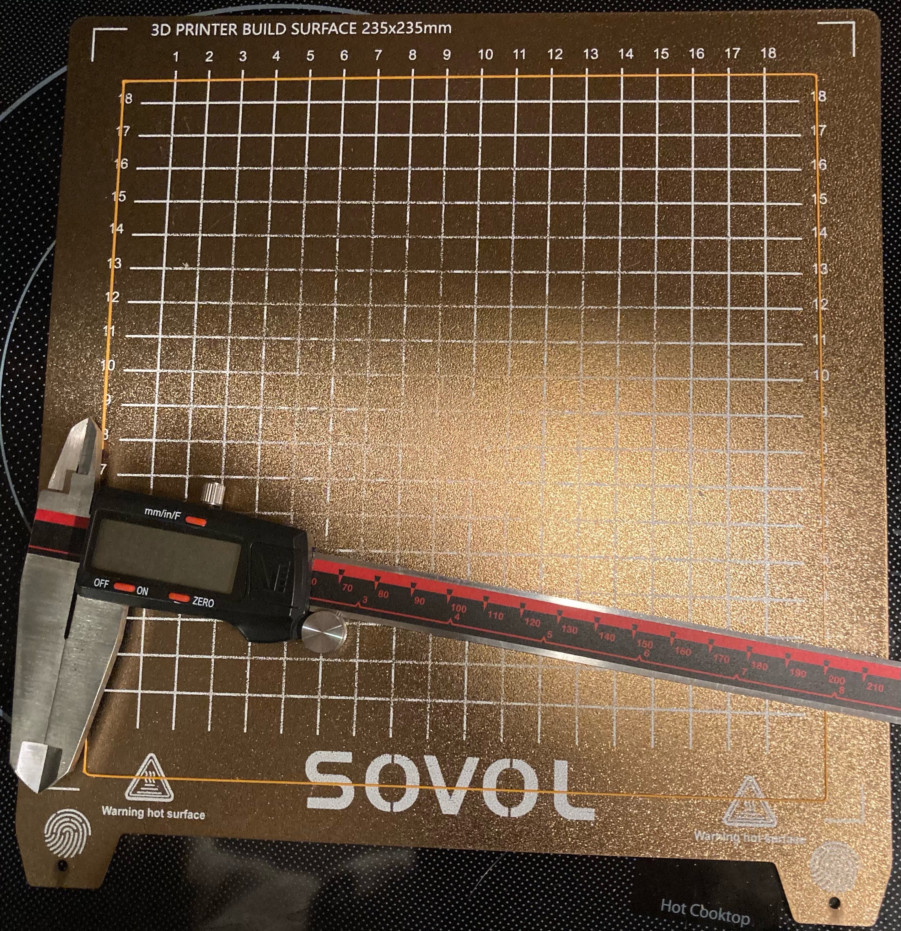 X/Y Steps Calibration Square