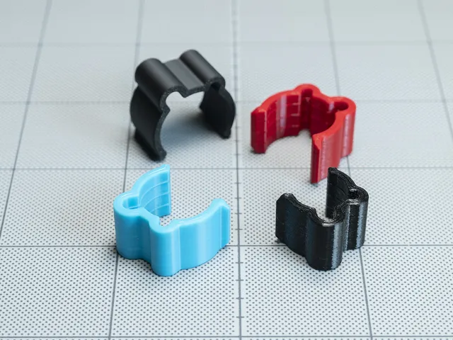 Snap-in Cable Clip for Tripods or Tubes (3 sizes)
