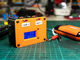 Mini Volt Amp Meter Enclosure by Simply Maker Download free STL