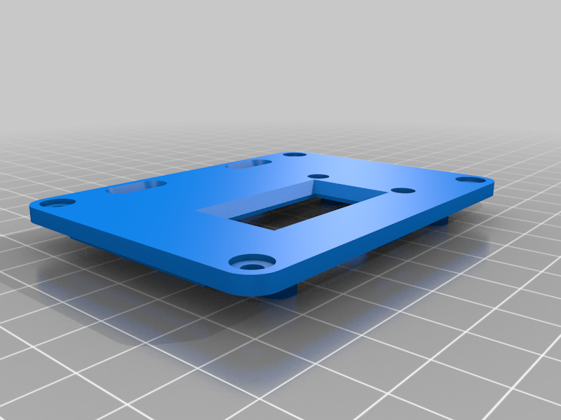 Miniatura 5 do modelo 3D Mini Volt-Amp Meter Enclosure