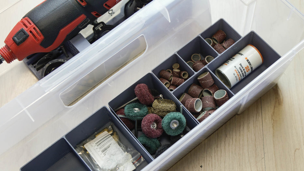Small Part Tray for Ikea SAMLA 22l Box Insert