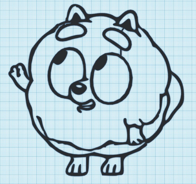 POMPOM - BLUEY - WALL ART