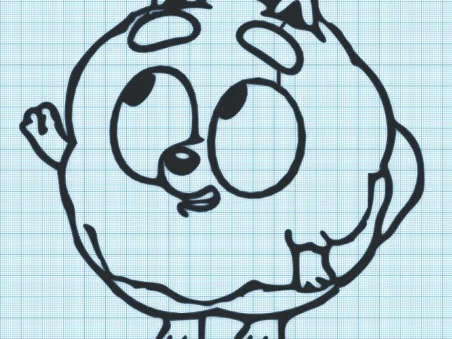 POMPOM - BLUEY - WALL ART