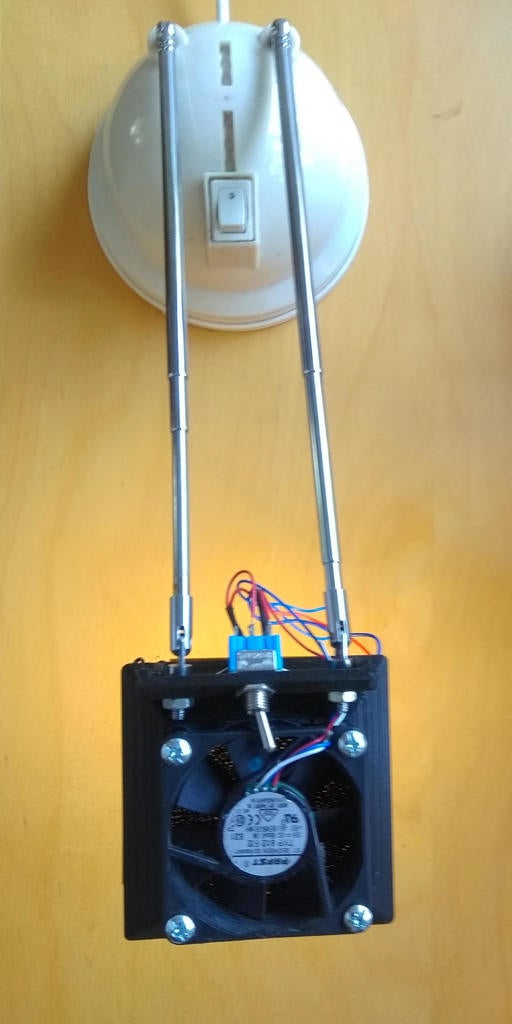 Fume extractor with lights by Dan H Download free STL model