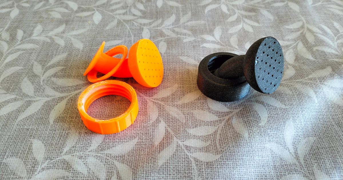 Watering bottle cap by braga3dprint Download free STL model