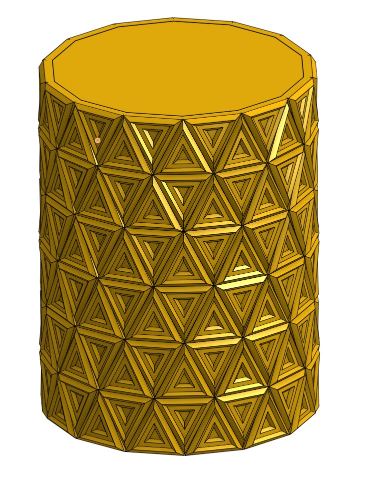 Miniatura 3 do modelo 3D Vase #4 "Triangle" - Vase Mode