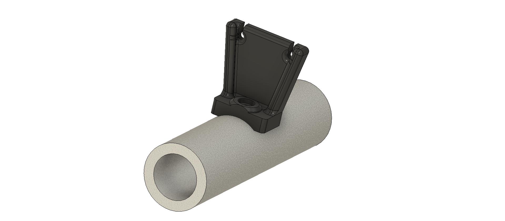 Isolation mount for a 40 meter 1-element HY-GAIN dipole antenna