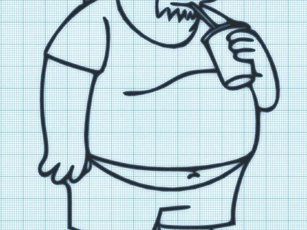 COMIC BOOK GUY - MILKSHAKE - SIMPSONS - WALL ART
