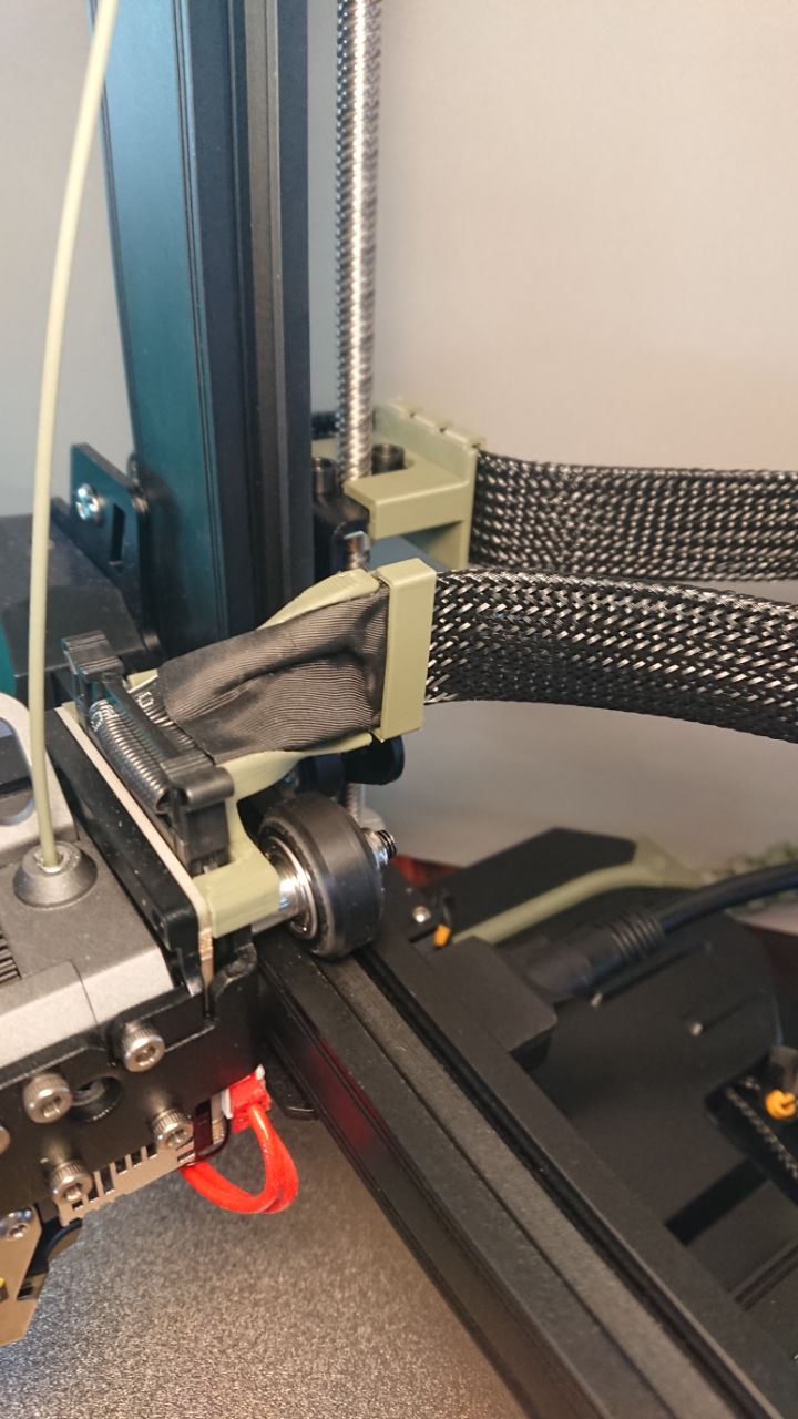 Ender 3 S1 Cable Holder 3D model thumbnail