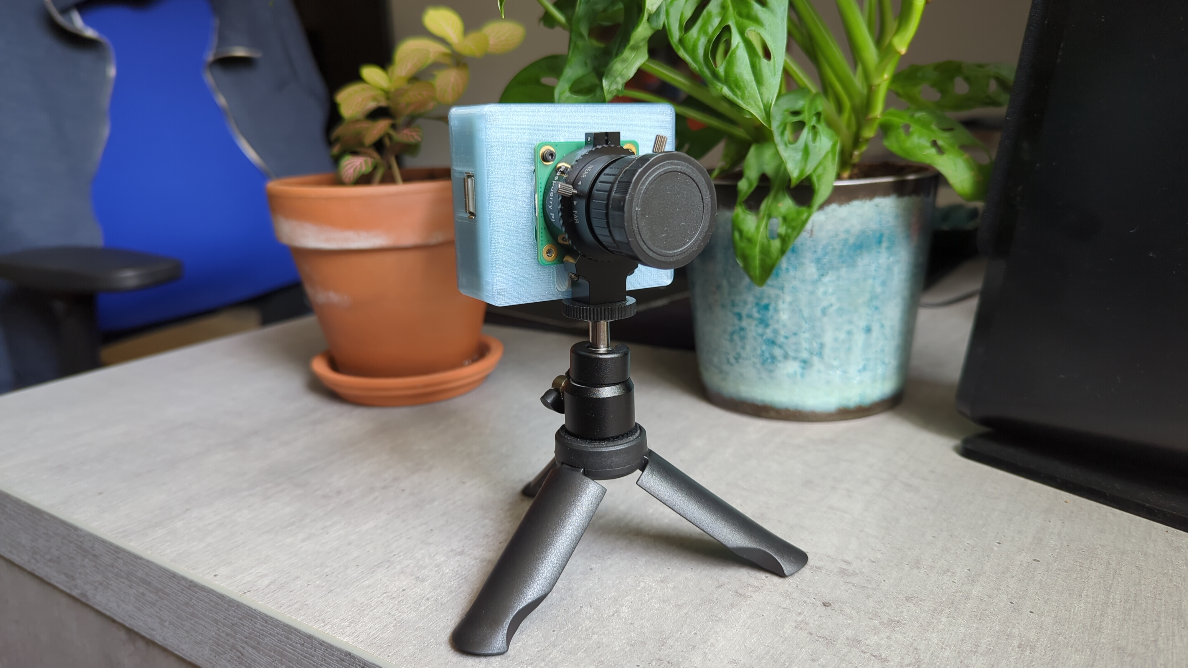 Raspberry Pi 1A+/3A+ case with HQ camera mount