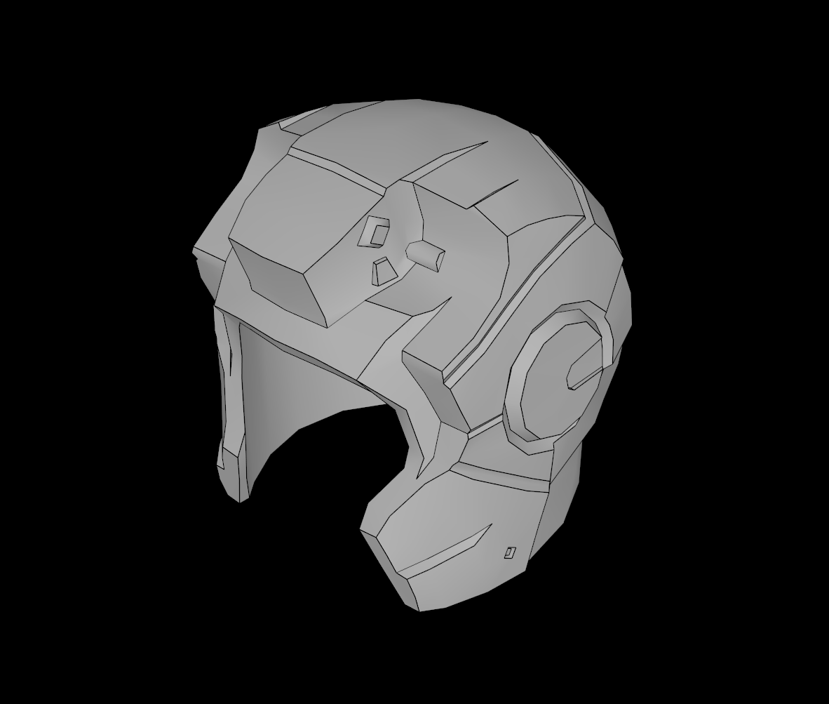 Lego Compatible (10907.dat) Minifig Helmet Iron Man