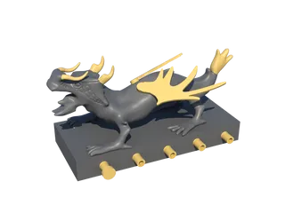 Dragon Key holder by David Kisel | Download free STL model | Printables.com