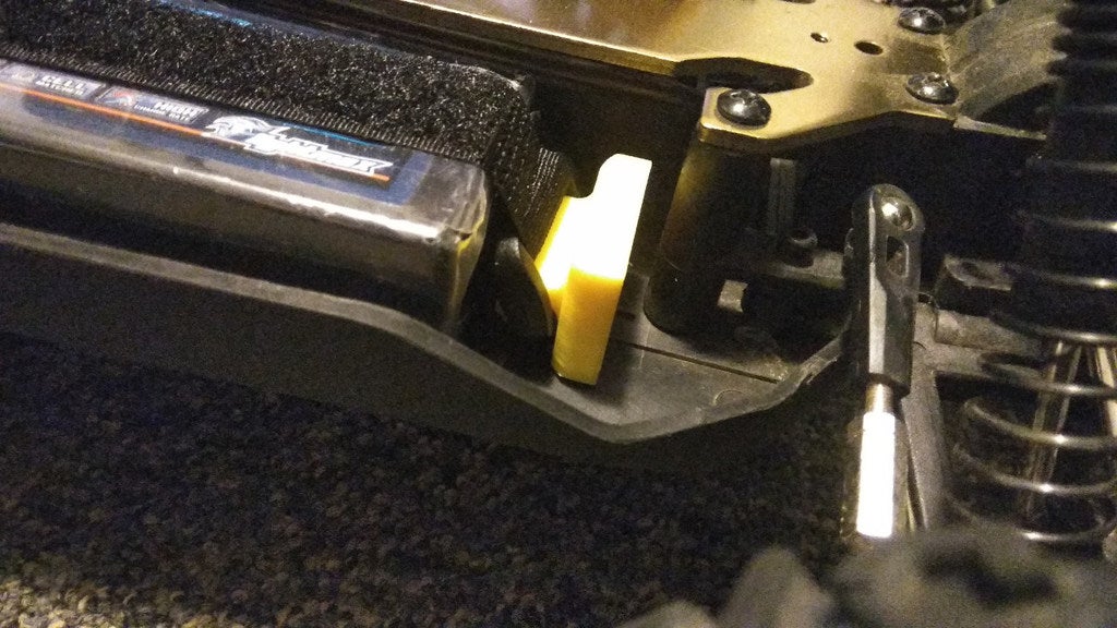 RC Car battery strap post by vaxxi Download free STL model