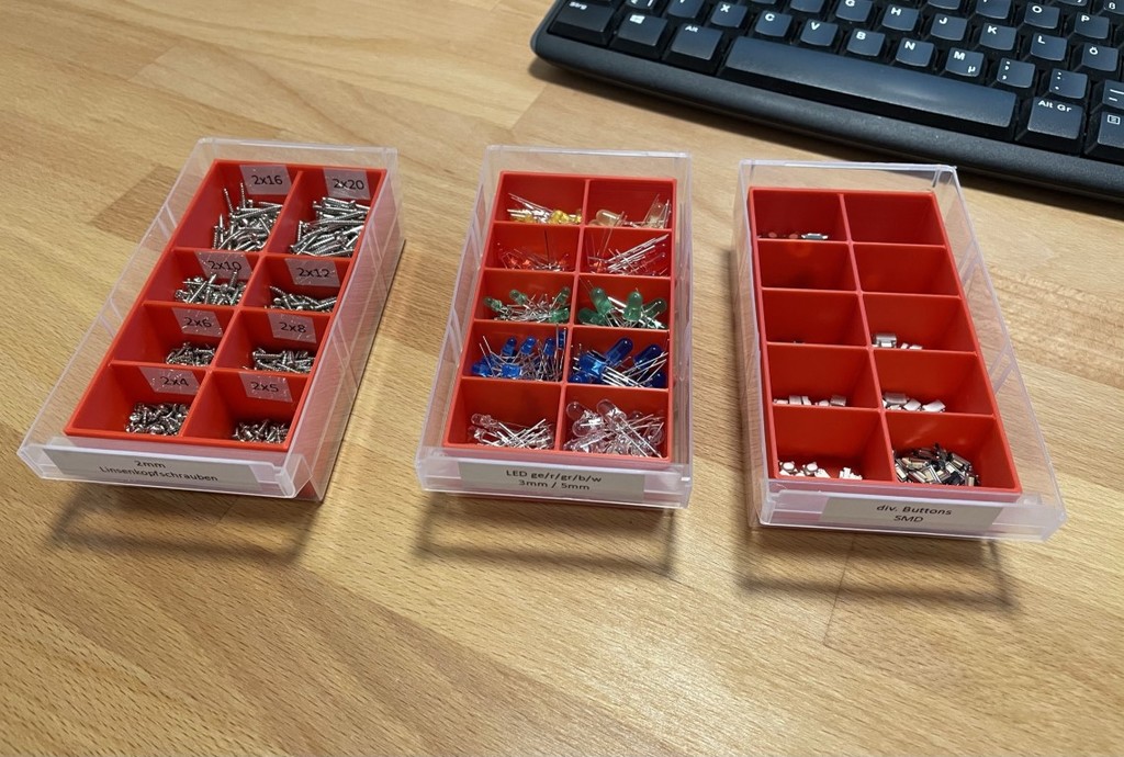 Box insert for small parts magazine (Workzone/ALDI)