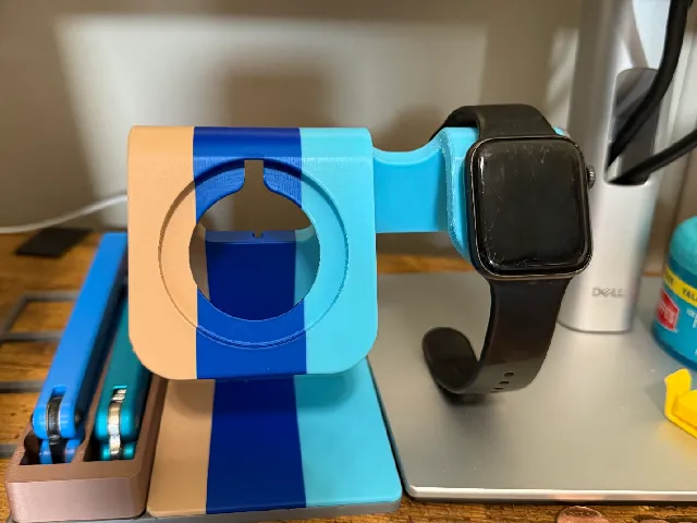 Gridfinity iPhone and Watch Stand 2x2