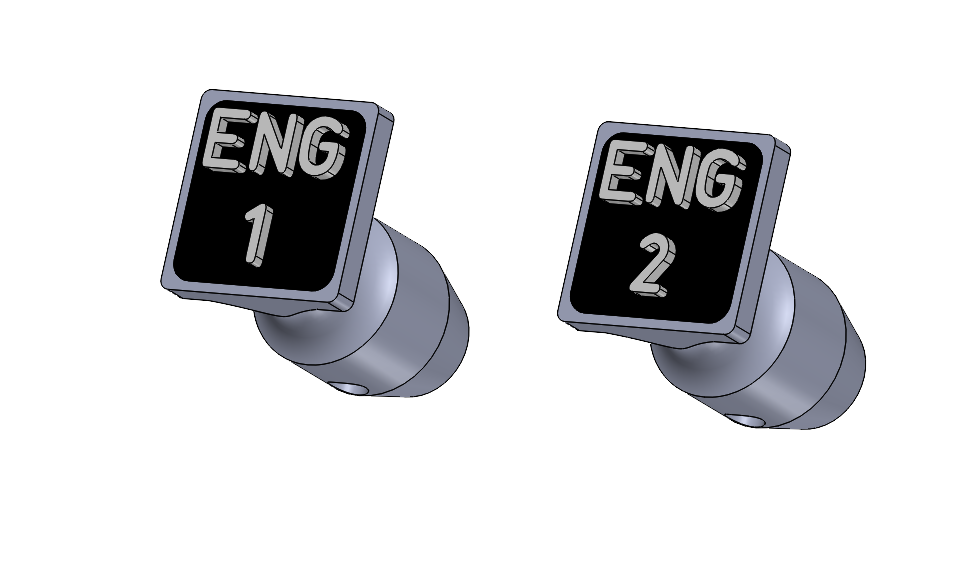 A320 Engine Start Switch — miniatura 3