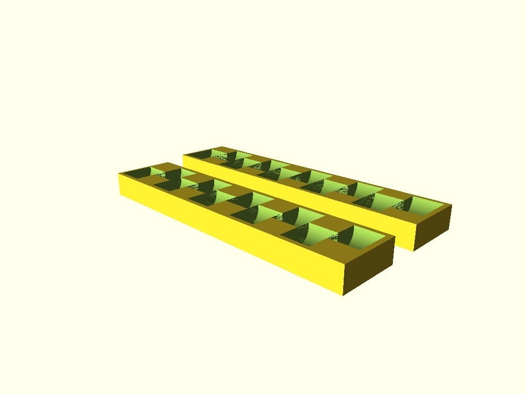 Parametric coin organizer