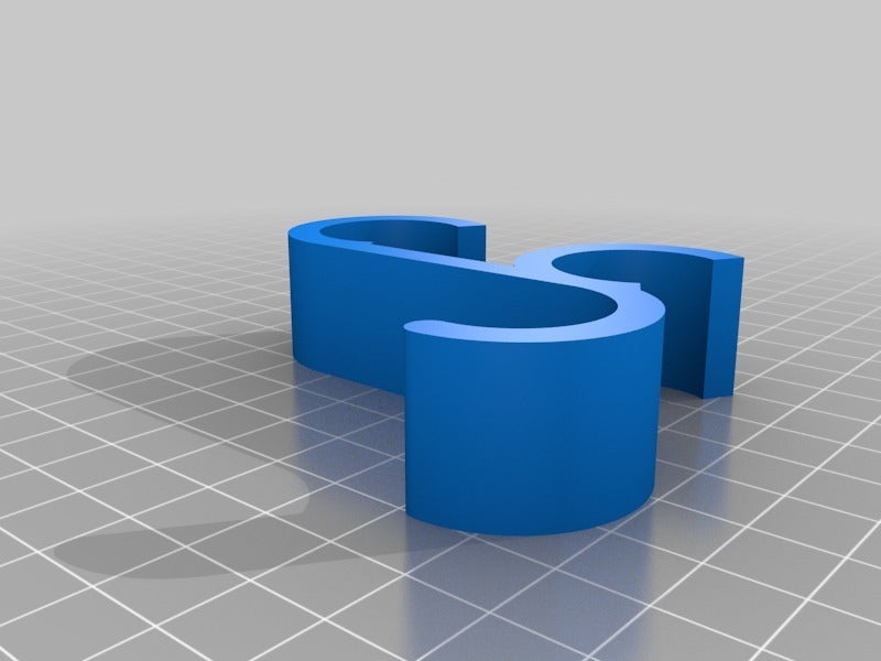 Miniatura 2 do modelo 3D Parametric radiator towel hook